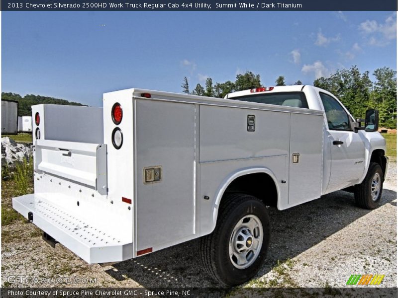  2013 Silverado 2500HD Work Truck Regular Cab 4x4 Utility Summit White