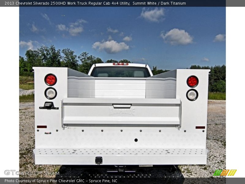 Summit White / Dark Titanium 2013 Chevrolet Silverado 2500HD Work Truck Regular Cab 4x4 Utility