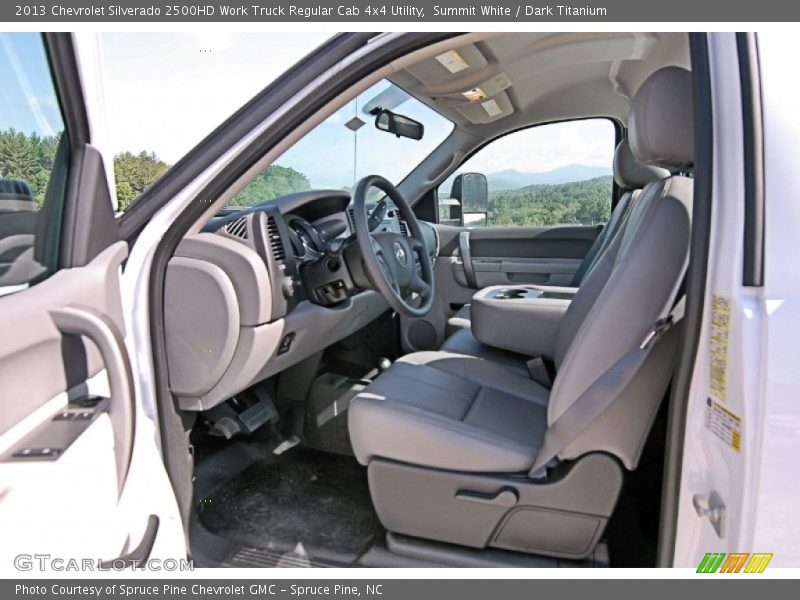  2013 Silverado 2500HD Work Truck Regular Cab 4x4 Utility Dark Titanium Interior