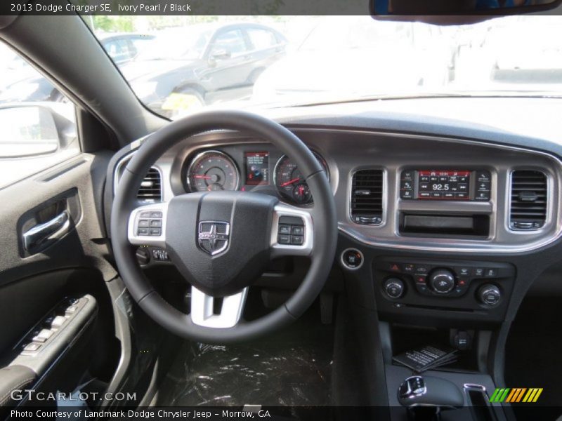 Ivory Pearl / Black 2013 Dodge Charger SE