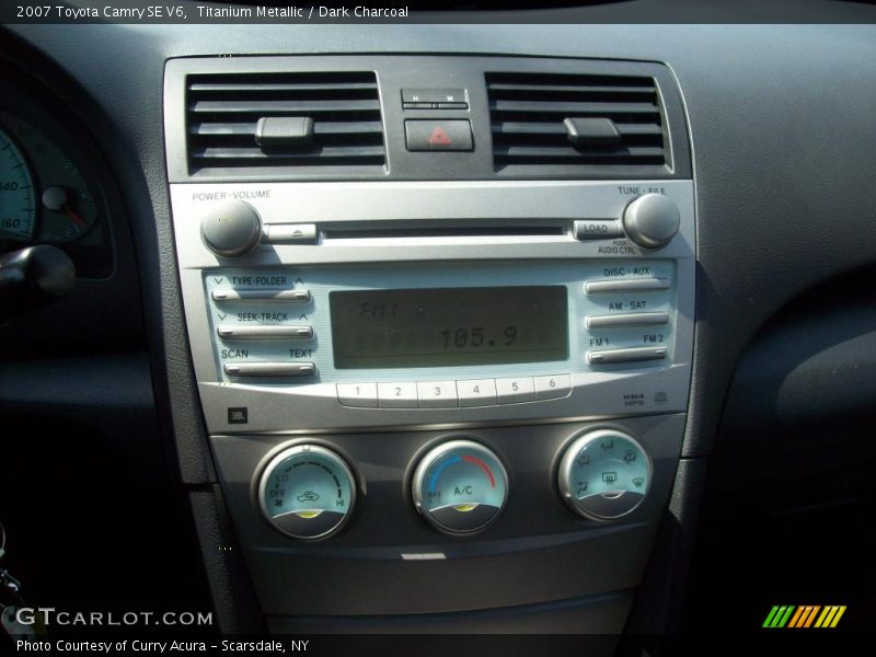 Titanium Metallic / Dark Charcoal 2007 Toyota Camry SE V6