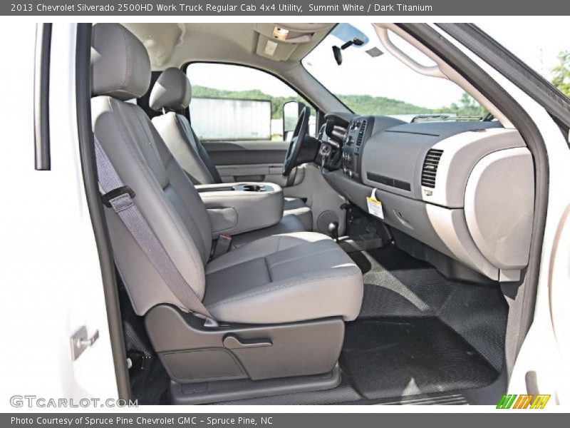 Summit White / Dark Titanium 2013 Chevrolet Silverado 2500HD Work Truck Regular Cab 4x4 Utility