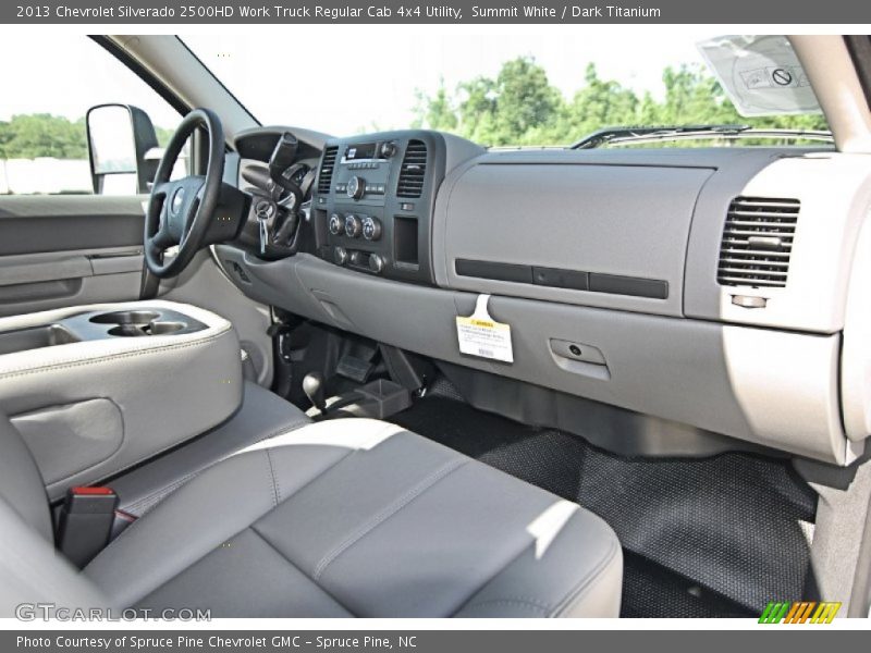 Summit White / Dark Titanium 2013 Chevrolet Silverado 2500HD Work Truck Regular Cab 4x4 Utility