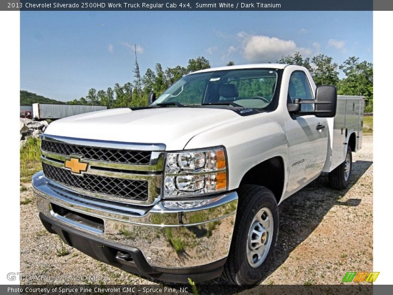 Front 3/4 View of 2013 Silverado 2500HD Work Truck Regular Cab 4x4