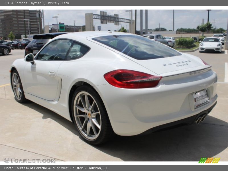 White / Black 2014 Porsche Cayman S