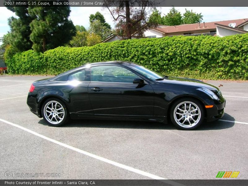 Black Obsidian / Stone Gray 2007 Infiniti G 35 Coupe