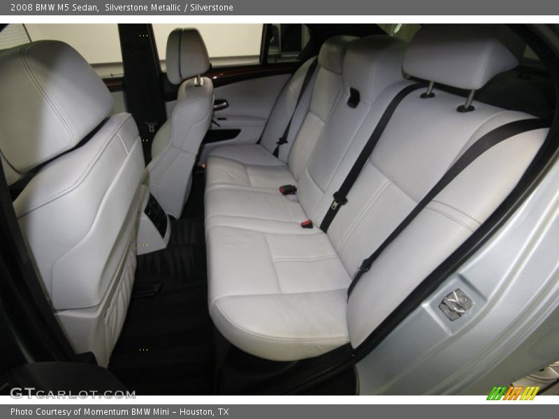 Rear Seat of 2008 M5 Sedan