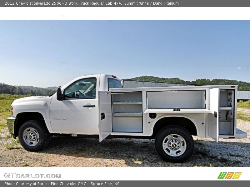 Summit White / Dark Titanium 2013 Chevrolet Silverado 2500HD Work Truck Regular Cab 4x4