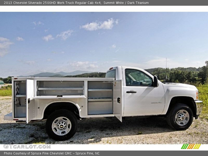 Summit White / Dark Titanium 2013 Chevrolet Silverado 2500HD Work Truck Regular Cab 4x4