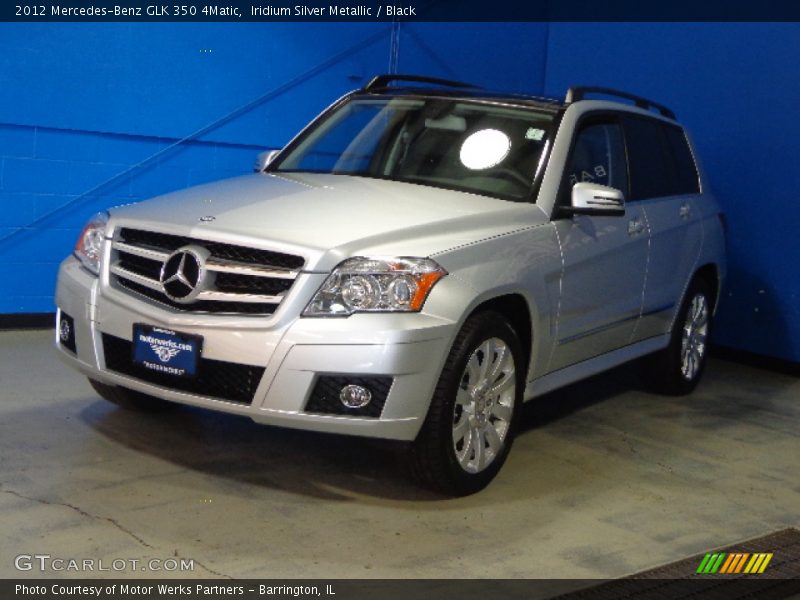 Iridium Silver Metallic / Black 2012 Mercedes-Benz GLK 350 4Matic