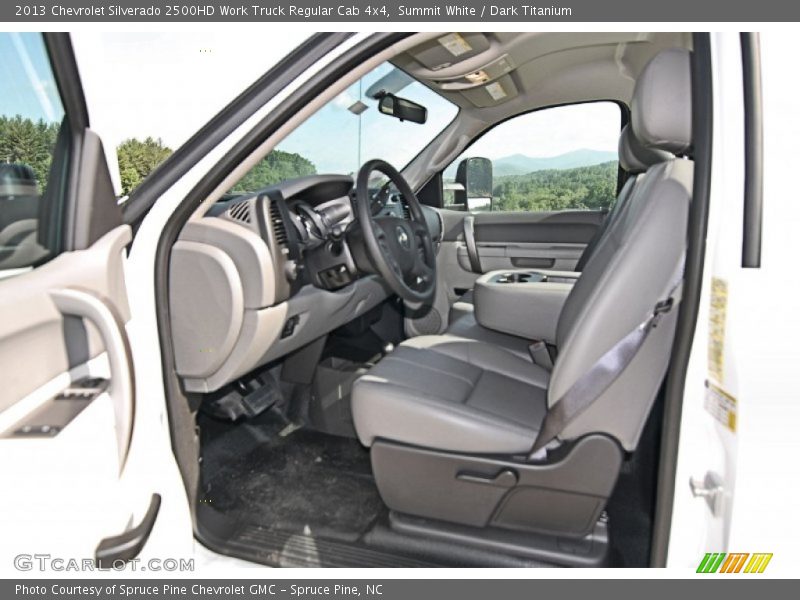 Summit White / Dark Titanium 2013 Chevrolet Silverado 2500HD Work Truck Regular Cab 4x4