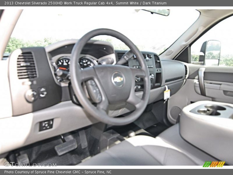 Summit White / Dark Titanium 2013 Chevrolet Silverado 2500HD Work Truck Regular Cab 4x4