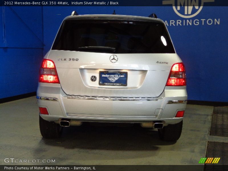 Iridium Silver Metallic / Black 2012 Mercedes-Benz GLK 350 4Matic
