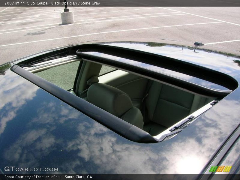Black Obsidian / Stone Gray 2007 Infiniti G 35 Coupe