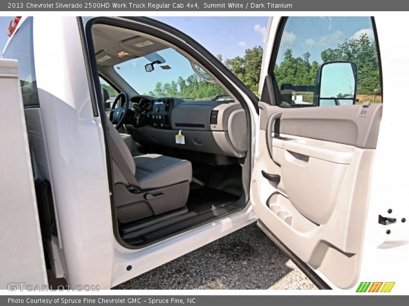 Summit White / Dark Titanium 2013 Chevrolet Silverado 2500HD Work Truck Regular Cab 4x4