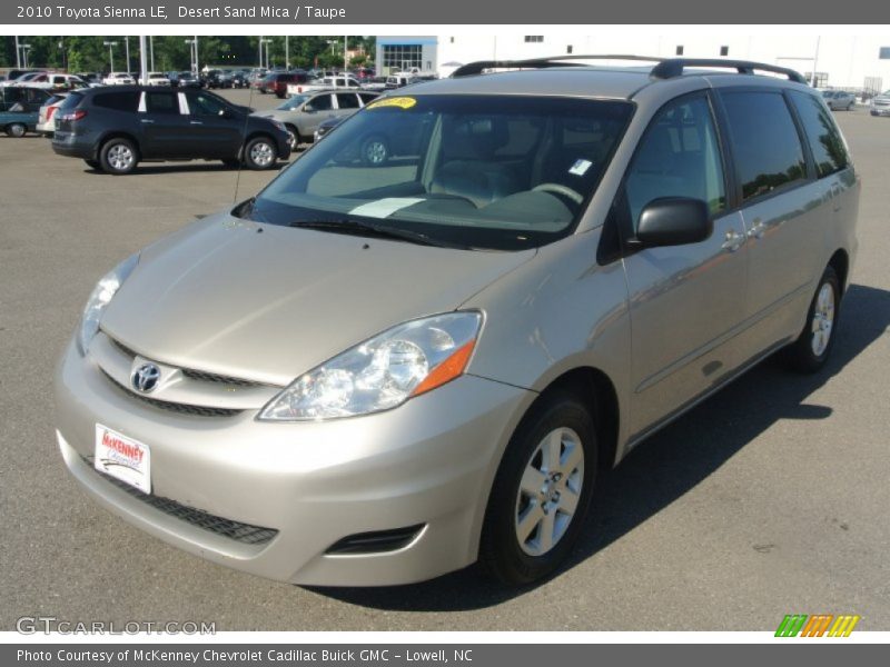 Desert Sand Mica / Taupe 2010 Toyota Sienna LE