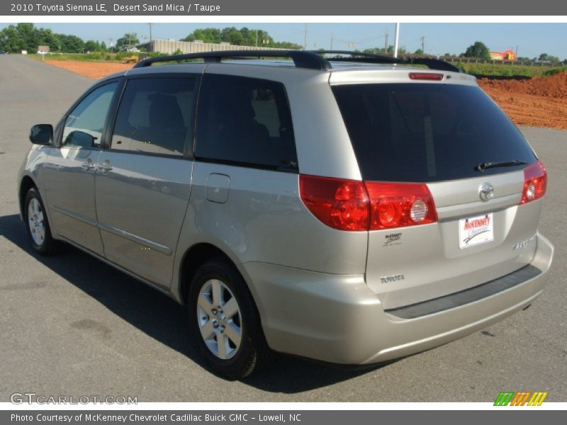 Desert Sand Mica / Taupe 2010 Toyota Sienna LE