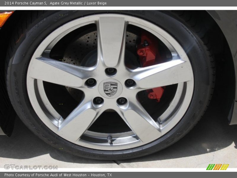 Agate Grey Metallic / Luxor Beige 2014 Porsche Cayman S