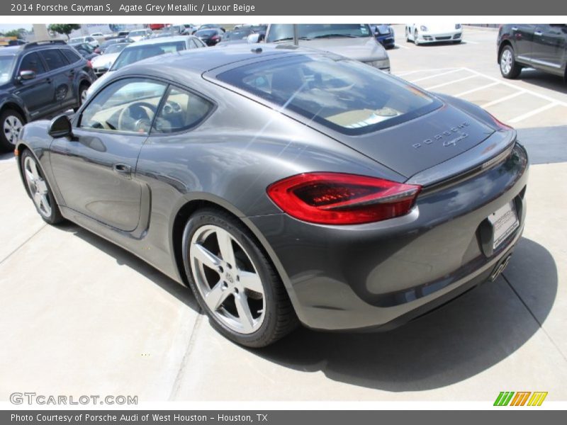 Agate Grey Metallic / Luxor Beige 2014 Porsche Cayman S