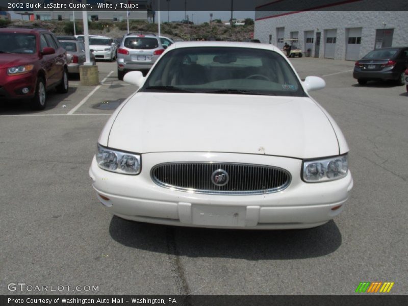 White / Taupe 2002 Buick LeSabre Custom