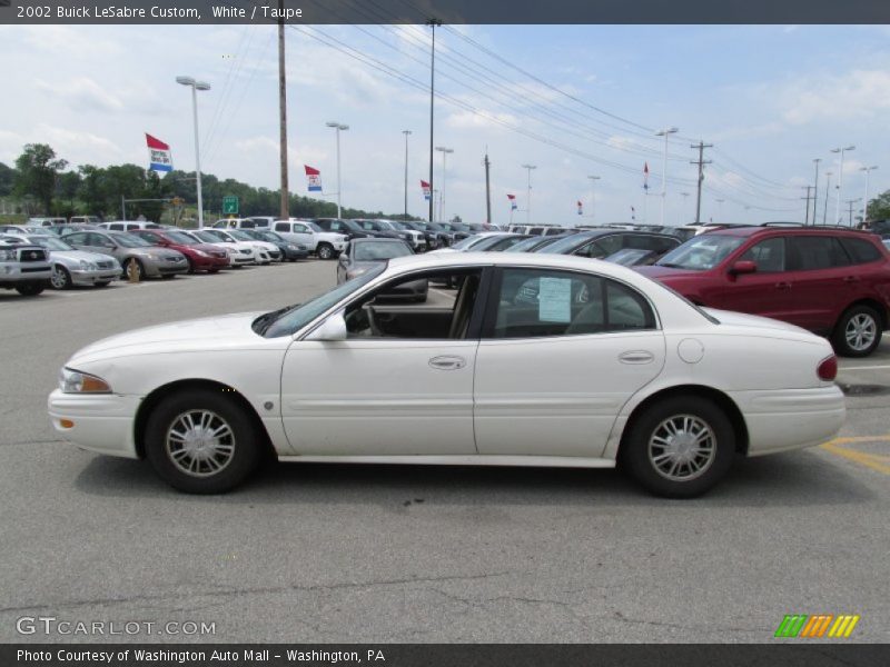 White / Taupe 2002 Buick LeSabre Custom