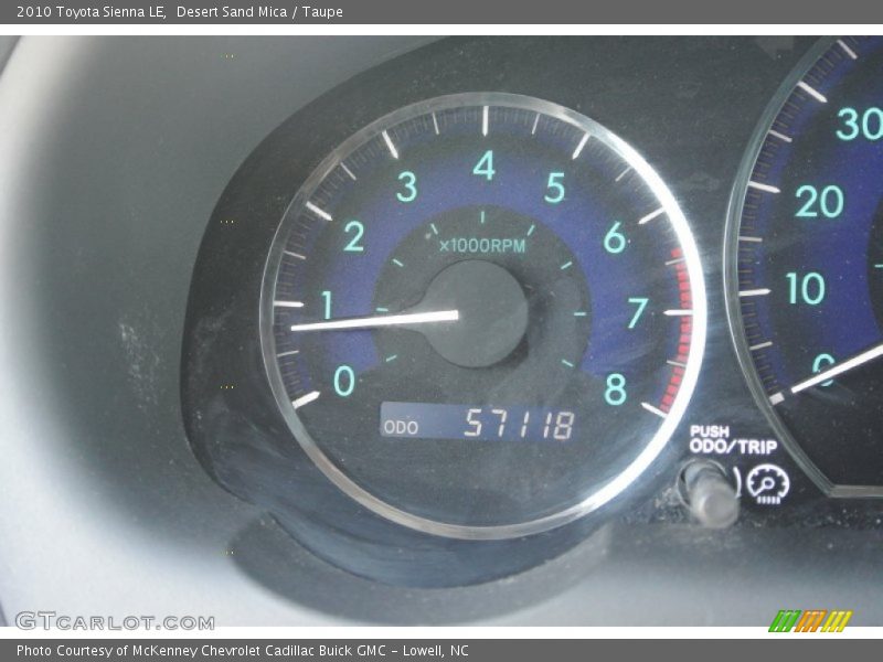 Desert Sand Mica / Taupe 2010 Toyota Sienna LE