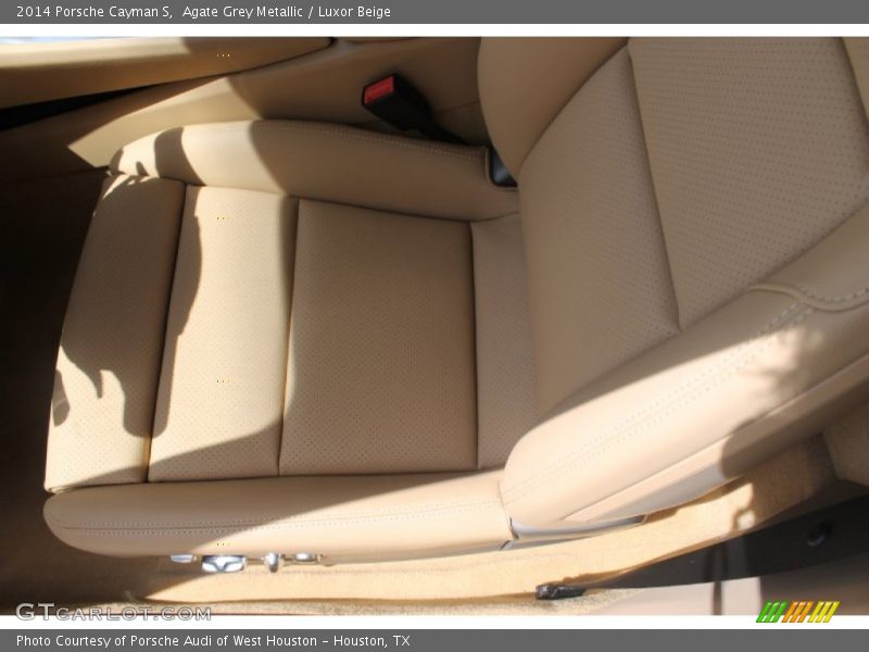 Agate Grey Metallic / Luxor Beige 2014 Porsche Cayman S