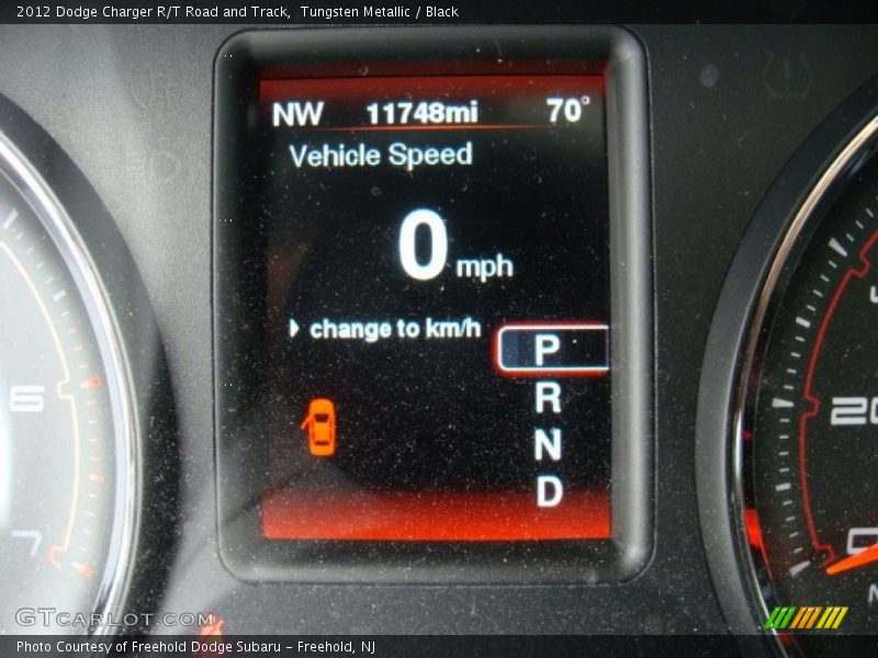 Tungsten Metallic / Black 2012 Dodge Charger R/T Road and Track