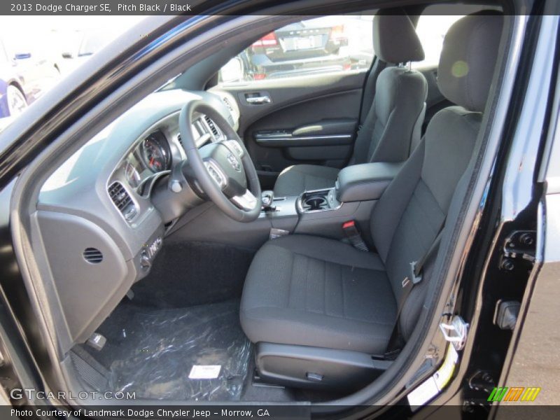 Pitch Black / Black 2013 Dodge Charger SE