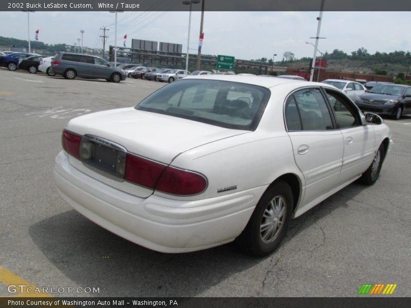 White / Taupe 2002 Buick LeSabre Custom