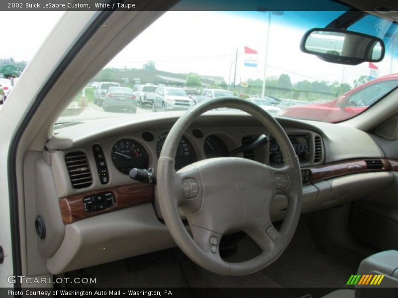 White / Taupe 2002 Buick LeSabre Custom