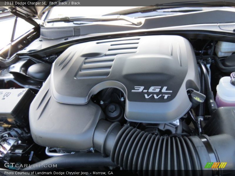 Pitch Black / Black 2013 Dodge Charger SE