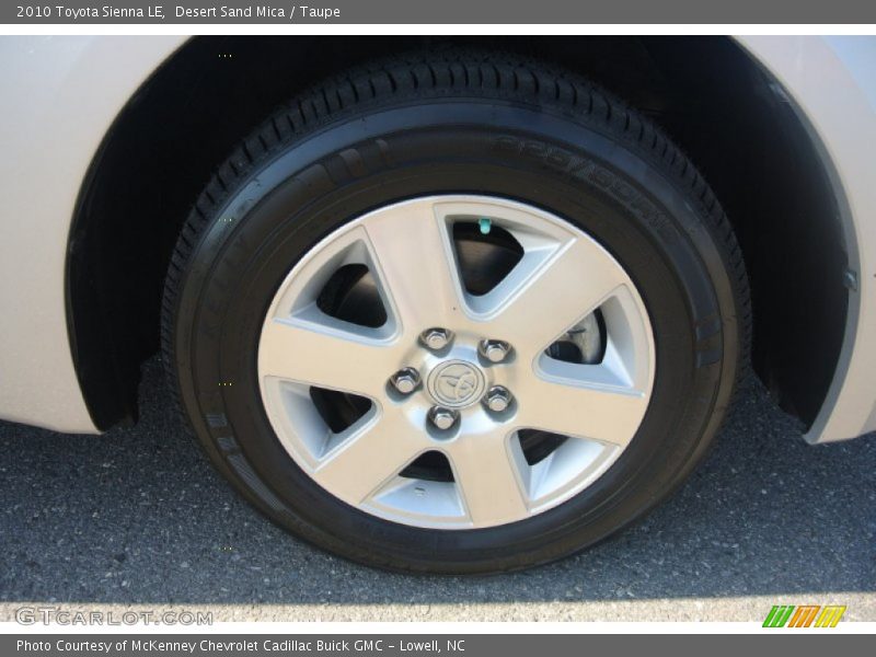 Desert Sand Mica / Taupe 2010 Toyota Sienna LE