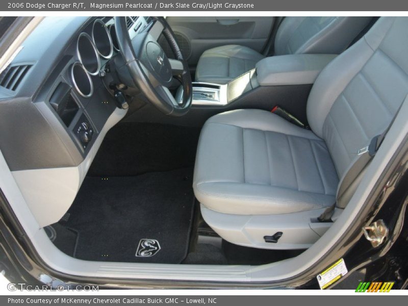 Magnesium Pearlcoat / Dark Slate Gray/Light Graystone 2006 Dodge Charger R/T