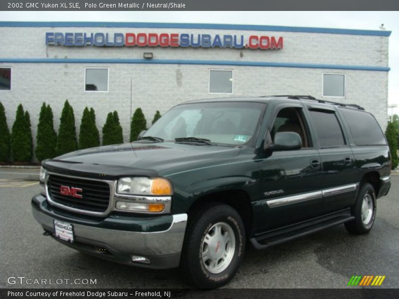 Polo Green Metallic / Neutral/Shale 2002 GMC Yukon XL SLE