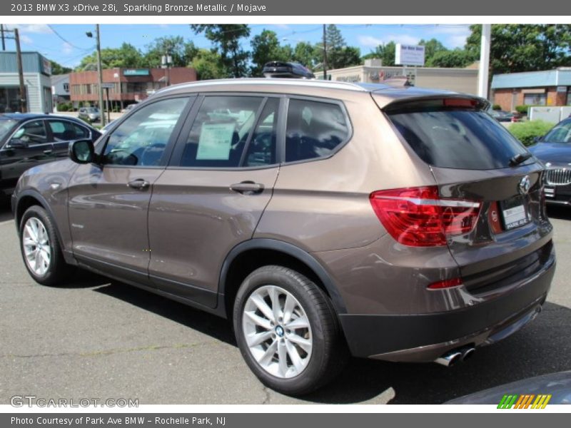 Sparkling Bronze Metallic / Mojave 2013 BMW X3 xDrive 28i