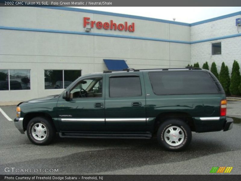 Polo Green Metallic / Neutral/Shale 2002 GMC Yukon XL SLE