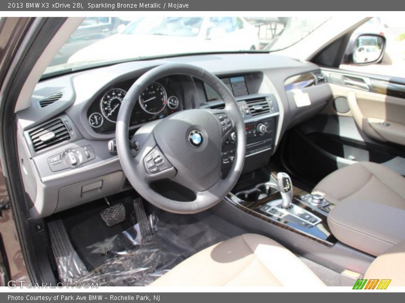 Sparkling Bronze Metallic / Mojave 2013 BMW X3 xDrive 28i