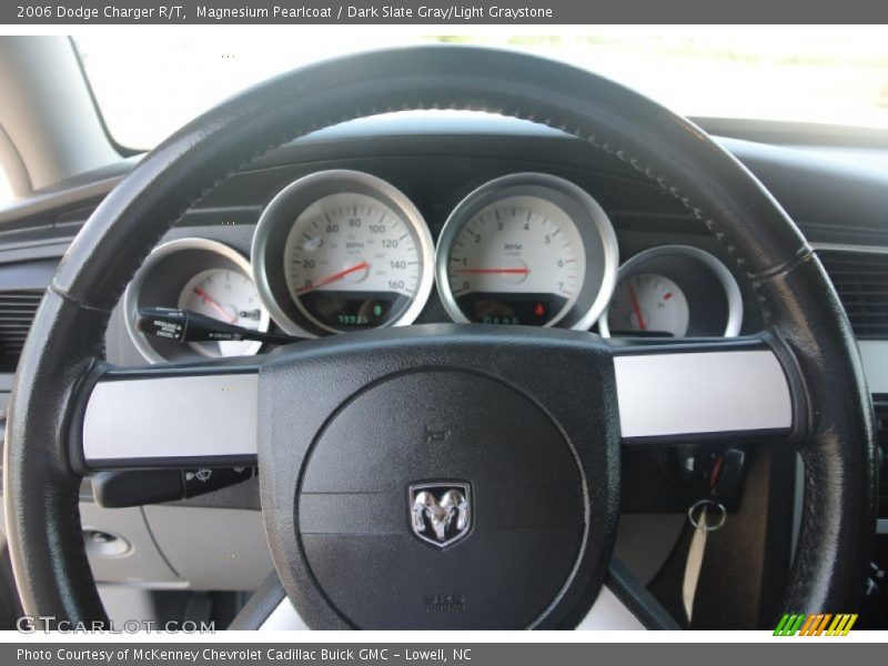 Magnesium Pearlcoat / Dark Slate Gray/Light Graystone 2006 Dodge Charger R/T