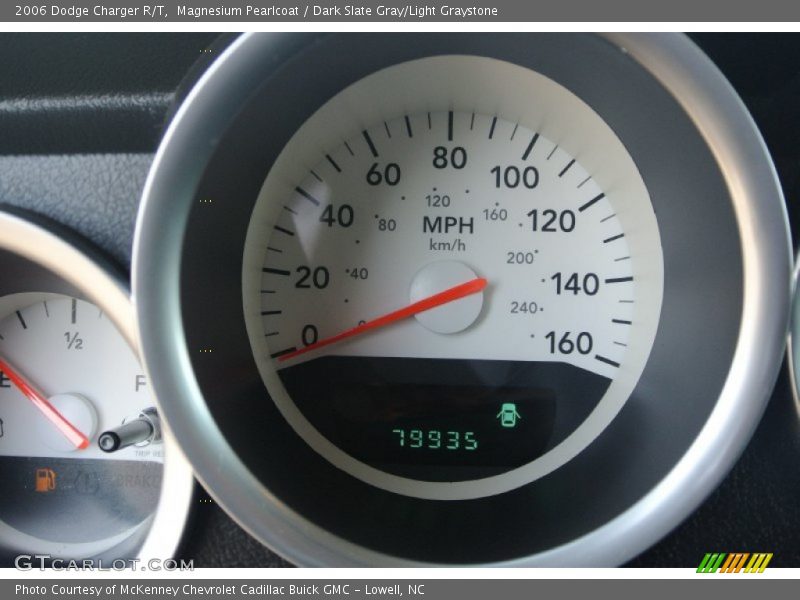 Magnesium Pearlcoat / Dark Slate Gray/Light Graystone 2006 Dodge Charger R/T