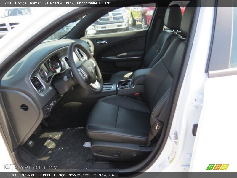Bright White / Black 2013 Dodge Charger R/T Road & Track