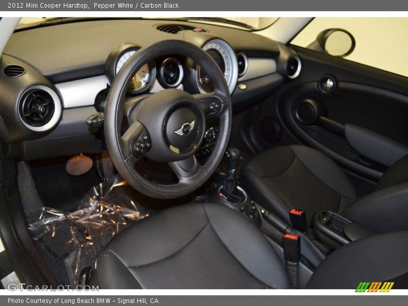 Pepper White / Carbon Black 2012 Mini Cooper Hardtop