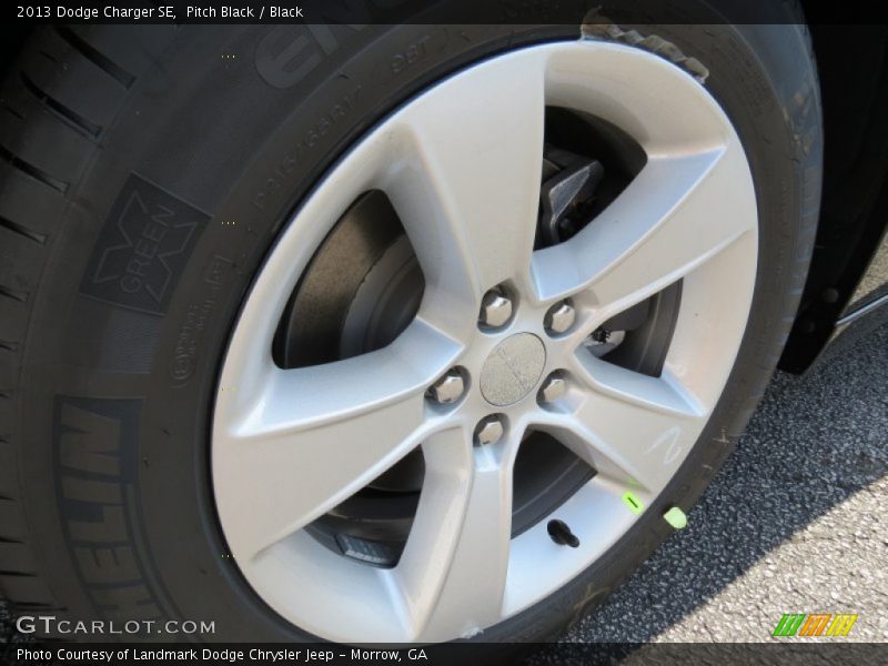 Pitch Black / Black 2013 Dodge Charger SE