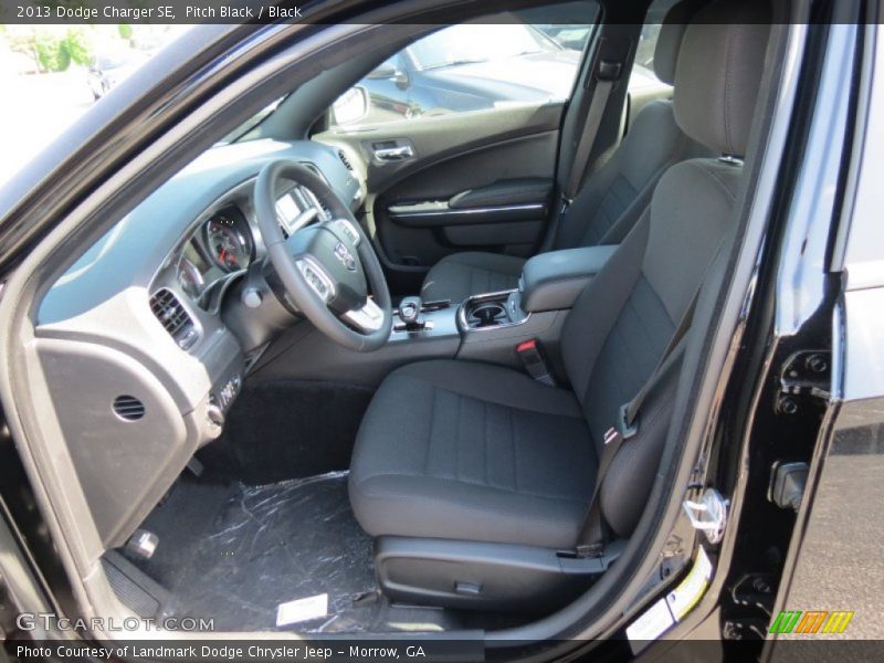 Pitch Black / Black 2013 Dodge Charger SE