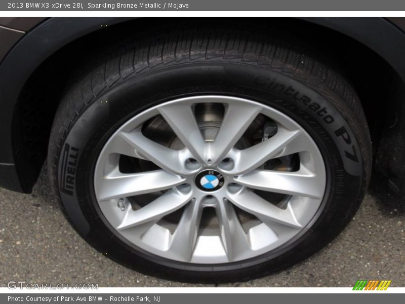 Sparkling Bronze Metallic / Mojave 2013 BMW X3 xDrive 28i