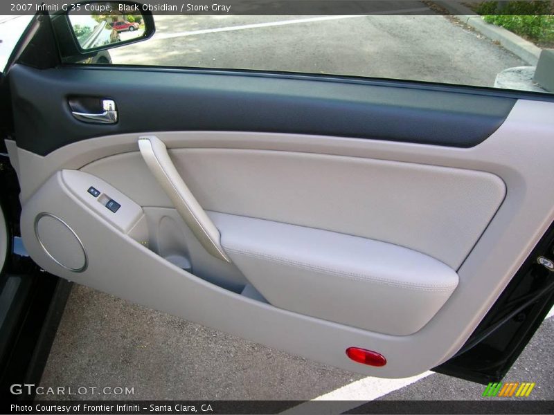 Black Obsidian / Stone Gray 2007 Infiniti G 35 Coupe