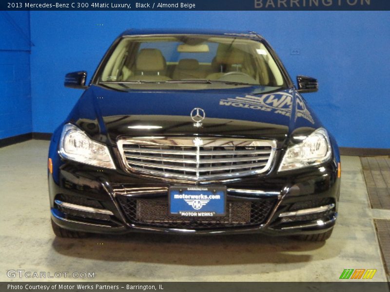 Black / Almond Beige 2013 Mercedes-Benz C 300 4Matic Luxury