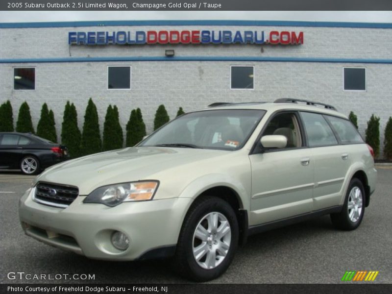 Champagne Gold Opal / Taupe 2005 Subaru Outback 2.5i Limited Wagon