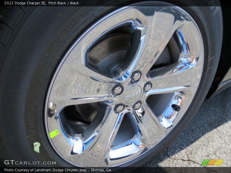Pitch Black / Black 2013 Dodge Charger SE