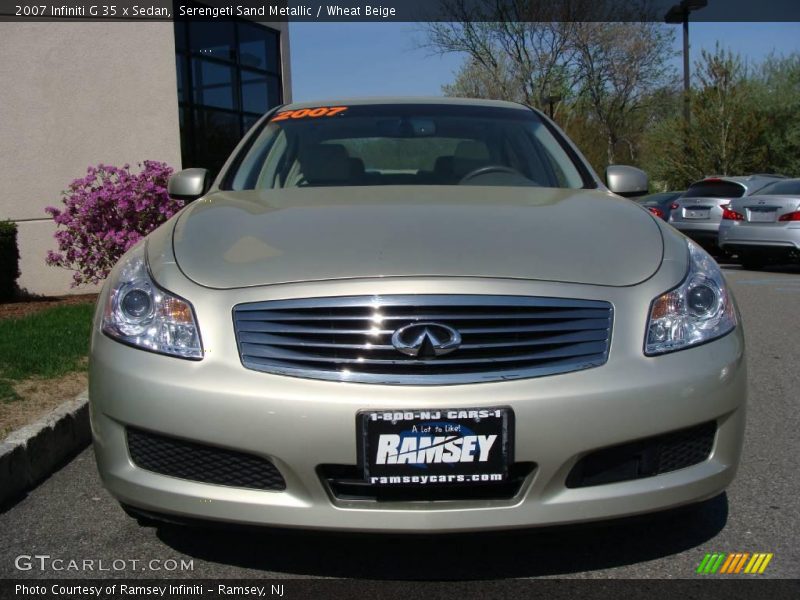 Serengeti Sand Metallic / Wheat Beige 2007 Infiniti G 35 x Sedan